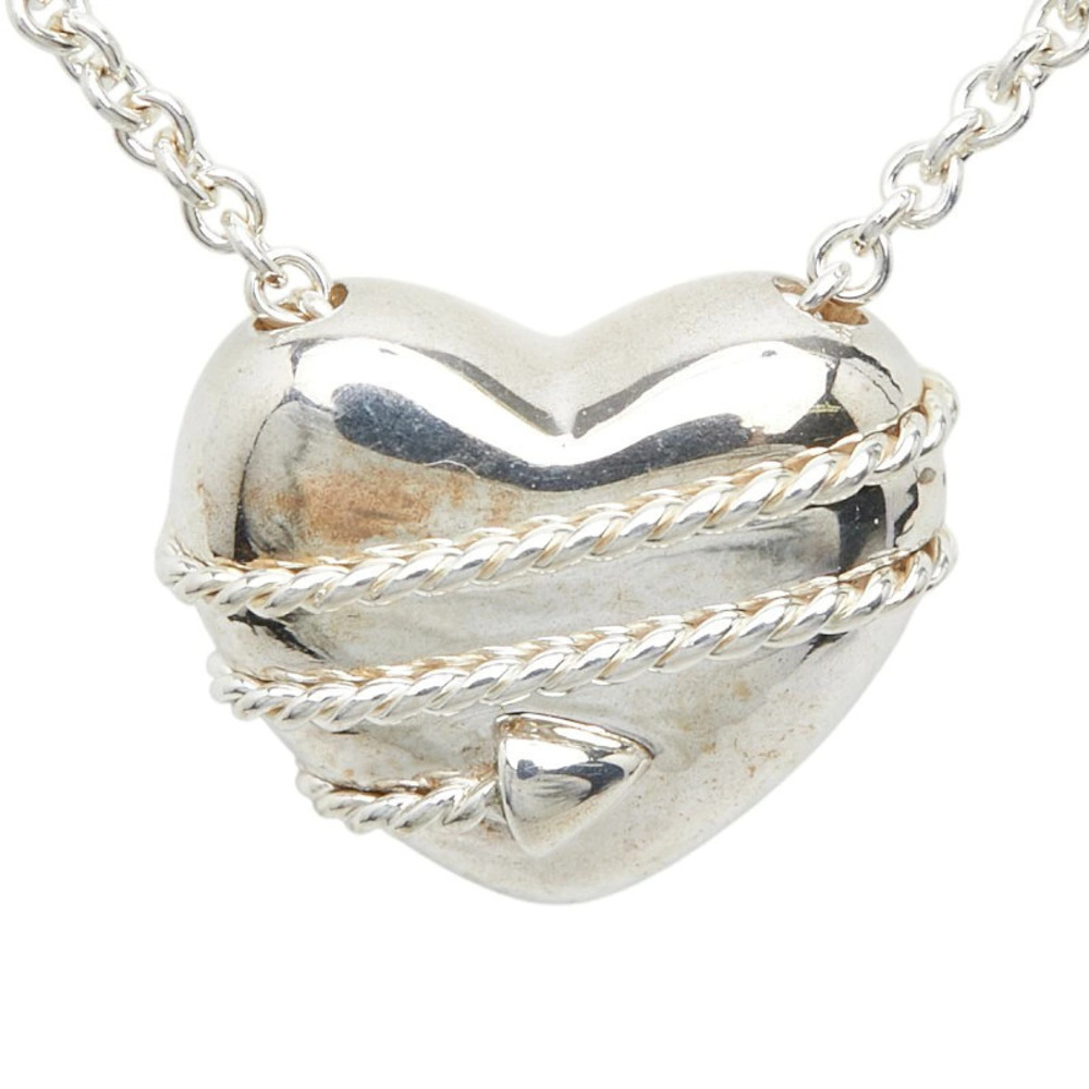 Tiffany Co Heart Arrow Necklace Silver TIFFANYCo Silver
